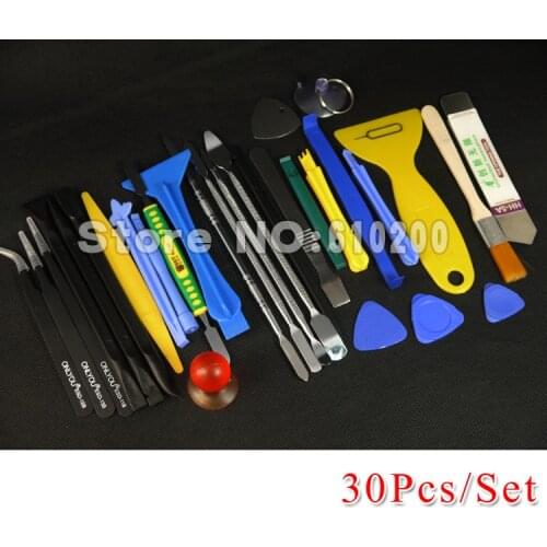 30 In1 ALL Opening Repair Tools Phone Disassemble Tools Set Kit For HTC Tablet PC For IPhone Professional Electronic Repair Tool