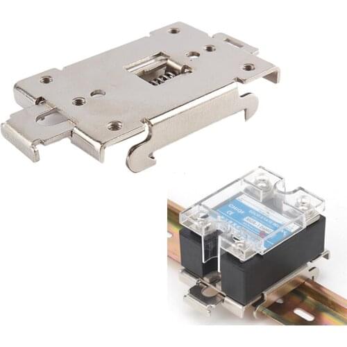 Single phase SSR 35MM DIN rail fixed solid state relay clip clamp R99-12