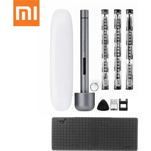 Original Xiaomi Wowstick 1F Upgraded Electric Screwdriver 56 Bits Cordless Lithium-ion Charge LED Aluminum Alloy Screwdriver