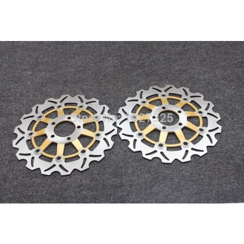 Motorcycle Front Brake Disc Rotors For KAWASAKI ZX6 R Ninja J4,J5 J6F,J7F,J8F ZX600J 2004-2008