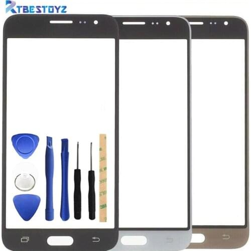 RTBESTOYZ Touch Screen Front Glass Cover For Samsung J3 2016 Outer Glass Lens Replacement Parts