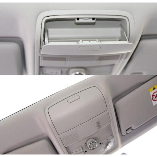 For VW Tiguan Golf Jetta Passat CC Scirocco Plastic Car Interior Sunglasses Case Holder Storage Box