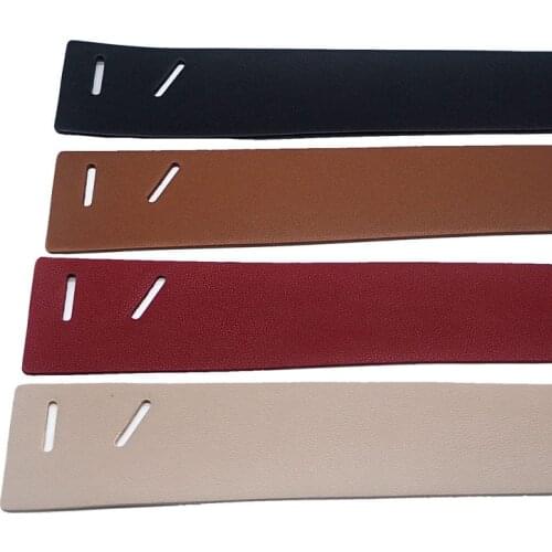 Luxury Female Belt for Women Double Orifice Bow Design PU Leather Jeans Girdles Loop Strap Belts Bownot Dress Coat Accessories