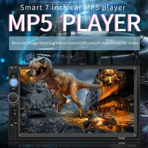 Brand New Bluetooth Car Stereo Radio 2 DIN 7 Inch HD MP5 FM Player Touch Screen Connecting Camera Supporting IOS Android System