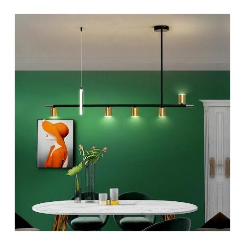 Modern simple long table dining room bar lamp Scandinavian minimalist light luxury web celebrity restaurant lamp