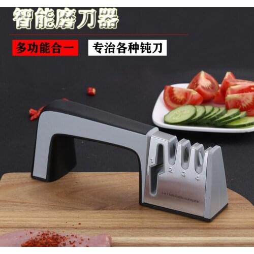 Knife sharpener Three stage ceramics sharpening stone coarsegeinding daily sharpening kitchen gadgets knives accessories