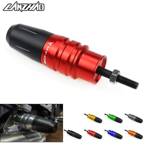 Exhaust Crash Protector Frame Slider Pad Bar Motorcycle CNC Aluminum Accessories for Yamaha MT03 2013 2014 2015 2016 2017 2018