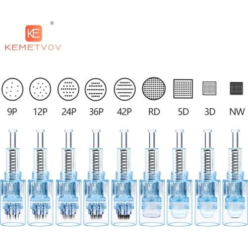 10/50pcs Derma Tool Bayonet Needles Cartridge For Dr pen X5 Nano/9 pin/12 pin/36 pin/42 pin Micro Needle Replacement Head