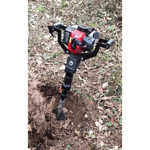1250W1.3L single-cylinder two-stroke multi-function gasoline tree planting machine, high-frequency continuous impact shovel