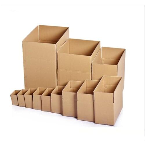 5pcs/lot Carton Mail Paper Boxes Three-layer High-quality Corrugated Paper Kraft Packaging Boxes
