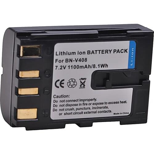 New 1100mAh 7.2V BN-V408U BNV408U BN-V408 BNV408 Battery for JVC GR-D230US GR D30 D30E D30U D30US D31EK D31US D32 Camcorder