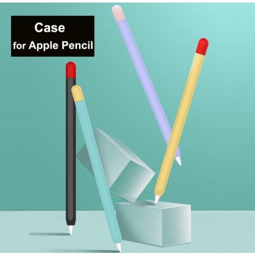 For Apple Pencil 2 1 1st 2nd Case Pencil Case Tablet Touch Stylus Pen Protective Cover Pouch Soft Silicone Case For Ipad Protect