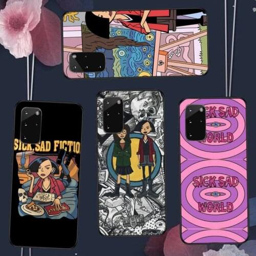 Sick Sad World Phone Case For Samsung A50 A51 A71 A20E A20S S10 S20 S21 S30 Plus ultra 5G M11