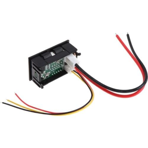DC 0-100V 10A Dual LED Digital Voltmeter Ammeter Voltage AMP Power Car Monitor L4MF