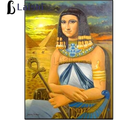 Diy Diamond Painting Queen of ancient egypt diamond mosaic full square round drill diamond embroidery cross stitch picture