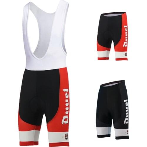 DUVEL Beer Summer Cycling Bib Ciclismo Bicicleta Cycling Clothing Red Bib Shorts Quick Dry Bicycle Gear Bike Wear Can Custom