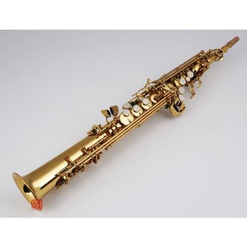 Germany Keilwerth ST90 Soprano Straight Tube Saxophone Brass Gold Lacquer B Tune Sax With Mouthpiece Professional Instrument