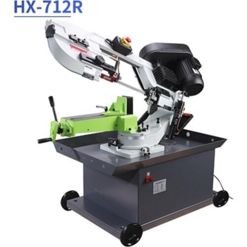 HX-712R Band Saw Machine Steel Cutting Machine Household Angle Bevel Cutting Heavy-duty High-power Profile Metal Square Tube