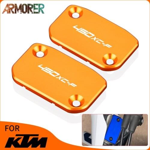 Motorcycle Accessories For KTM 450XC-F 450 XC-F XCF Front Brake Clutch Fluid Reservoir Cover Cap 2013 - 2021 2014 2015 2016 2017