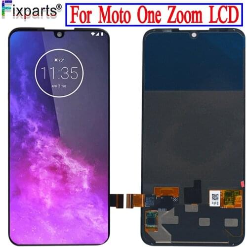 New Display for Motorola Moto One zoom LCD Display Touch Screen Digiziter Assembly for moto one pro LCD XT2010 Xt12010-1display