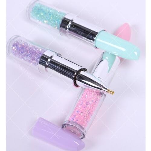 New Lipstick Shape Diamond Embroidery Painting Tool Point Drill Pen Art Rhinestone 5D Diamond Painting Cross Stitch Accessories
