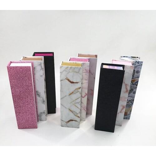 Rectangular Magnetic Boxes For Eyeliner Pen Hard Box packaging Mink Lashes Vendor
