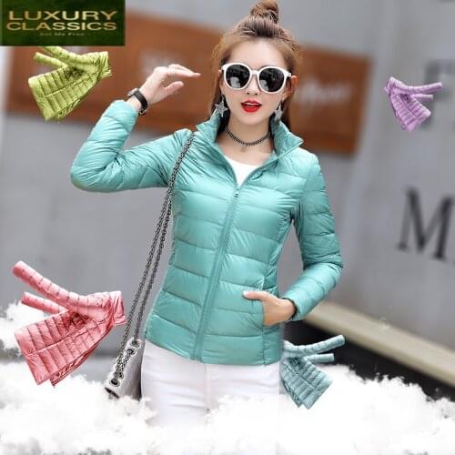 Size Winter Coat Plus Female Warm Ultra Light Down Jacket Women Clothes 2021 Fashion Ladies Thick Chaqueta Hiver C8002