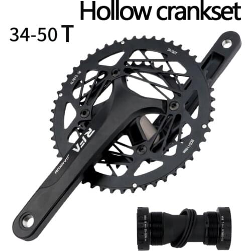 RFA bcd 110 bike crankset Aluminum AlloyRoad Bike Crank Arm Set 170mm Road Bicyle crankset JIANKUN
