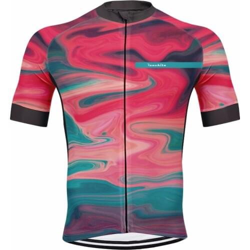 RUNCHITA Breathable Cycling Jersey Summer Mtb Cycling Clothing Bicycle Short Maillot Ciclismo Sportwear Bike Clothes