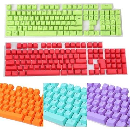 106 Keys PBT Solid Color Backlight Keycaps Replacement for Cherry/Kailh/Gateron/Outemu Switch Mechanical Keyboards