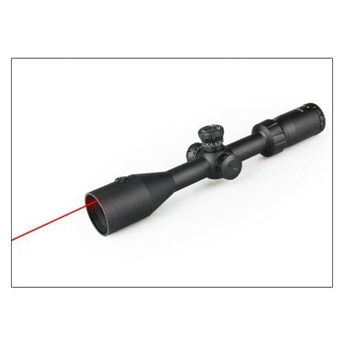 New Tactical 3-9x42 LE rifle scope with red laser optical sight riflescopes hunting GZ10182