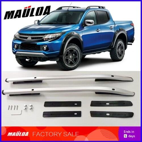 High quality Aluminium alloy screw install side rail bar roof rack for L200 2016 2017 2018