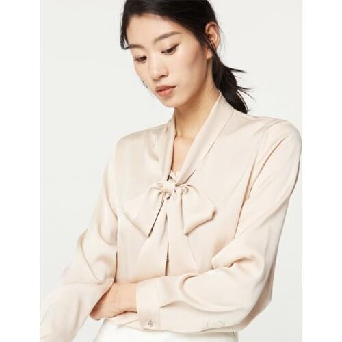 Womens Shirt White Silk Top Female Korean Style Blouses Women Casual Long Sleeve Blouse Spring Autumn 2021 Ropa Mujer Pph3557