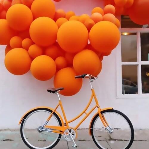 36inch big orange balloons custom wedding party retro balloon macarone matte inflatable helium baloon arch decoration kids toys
