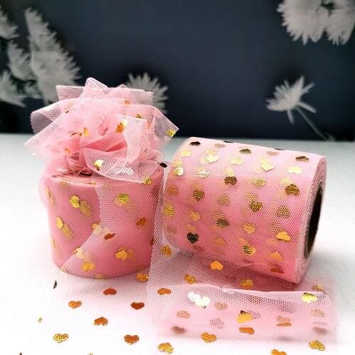 6Cm 25Yards Iridescent Rainbow Gradient Color Tulle Mesh Ribbon DIY Headband Bowknot Bouquet Wedding Birthday Party Decor Supply