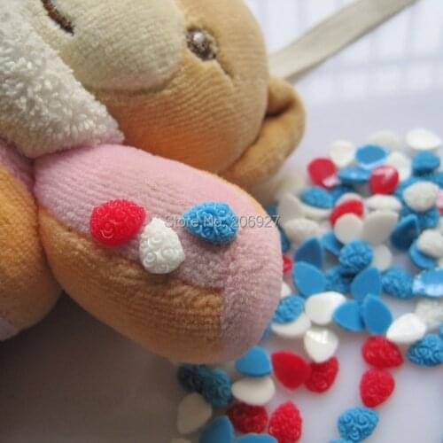 #69 30pcs Cute Mix Drop Shape Nail Resin Decoration Outlooking