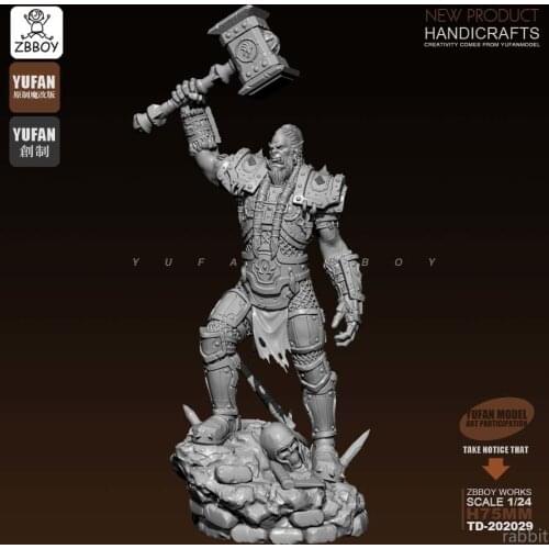 75MM resin Beastmaster soldiers who Resin Kits victory of self-assembled TD-202029