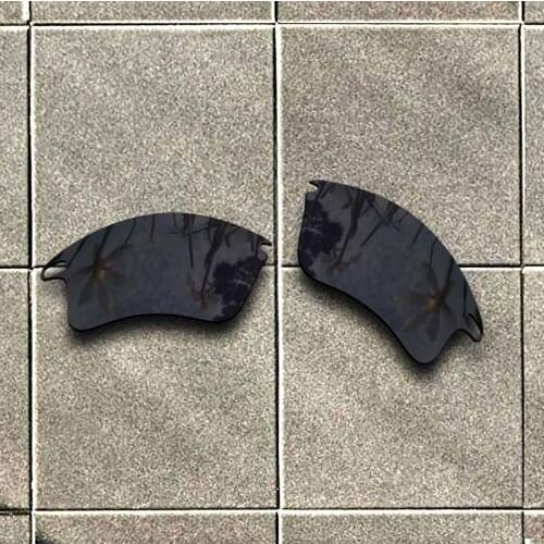 Stealth Black Polarized Sunglasses Replacement Lens for-Oakley Fast Jacket XL Frame 100% UV Protection Good Fitness
