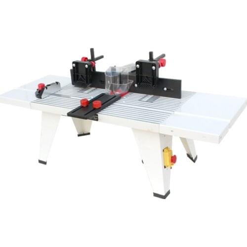 Woodworking workbench Engraving machine Work-Table Trimming electromechanical wood milling flip table Multifunctional