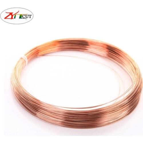 Dia 0.2-5.0mm 10 metre T2 Electric Conduction Pure Copper Wire,Hight Quality T2 copper conductive copper Brass wire rope