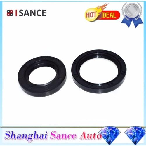 ISANCE Camshaft & Crankshaft Oil Seal For Honda Civic 1.7L 2001 2002 2003 2004 2005 OE# 91212-PLM-A01 ,. 91213-P2F-A01