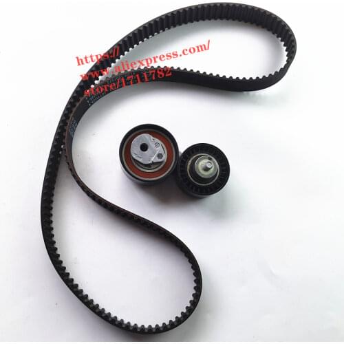 3PCS/SET Timing Kit For Chery QQ6 Jaggi S21 A1 Kimo X1 indiS S18D 473 Engine Timing Tensioner&Timing Belt&Idle 473H-1007073