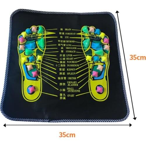 New Foot Massager Cushion Massage Mat Improve Blood Circulation Relieve Ache Pain Acupoint Stimulation Eliminate Muscle Fatigue