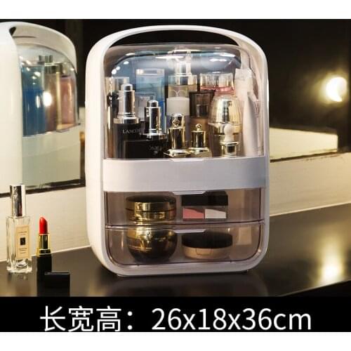 Fashion Cosmetic Box Transparent Makeup Jewelry Drawer Home Storage Boxs Multifunctional Travel Cosmetic makeup organizer