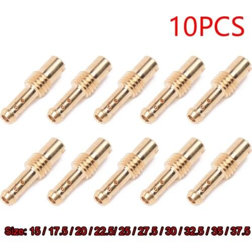 10Pcs Durable Pilot Jet 8 Bleed Holes Set For Mikuni VM TM TMX Carb Replacement