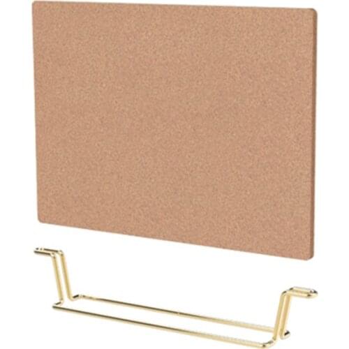 Natural Message Cork Board Environmentally Memo Pinboard Notice Display Supply Q1JC