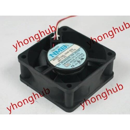 NMB-MAT 2410ML-05W-B69 L05 DC 24V 0.17A 60x60x25mm Server Cooling Fan