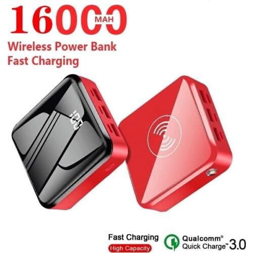 Power Bank 16000mAh Portable Mini Phone Fast Charger USB Charging Charger External Battery Pack for Samsung huawei iPhone