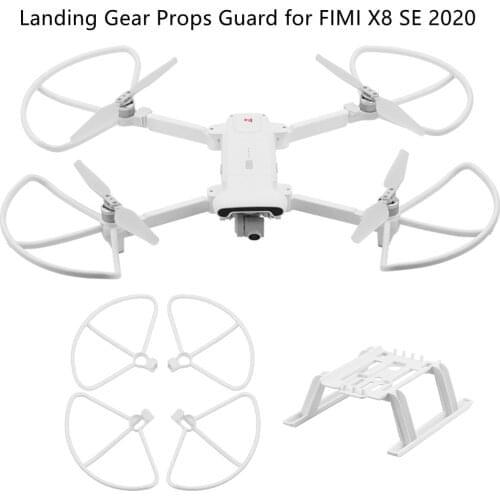 Props Guard Kits for FIMI X8 SE 2020 Landing Gear Quick Release Drone Height Extender Long Leg Foot Peopeller Protector Blade