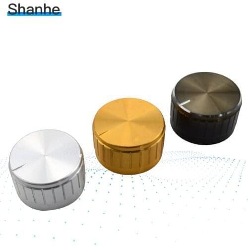 Potentiometer knob, Black Lace aluminum knob, high 17MM, diameter 30MM